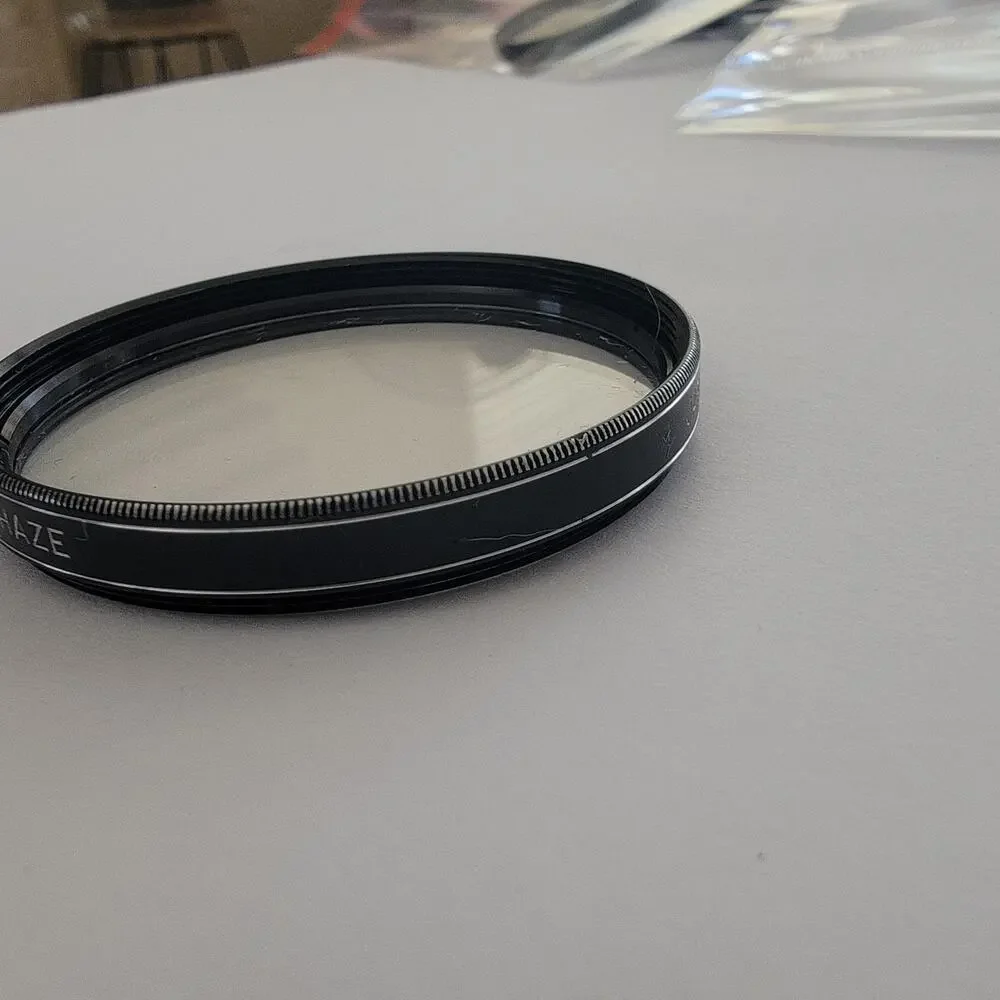 Vivitar 49mm UV-HAZE Lens Filter Black UV Haze Protection Non-Reflex Cameras